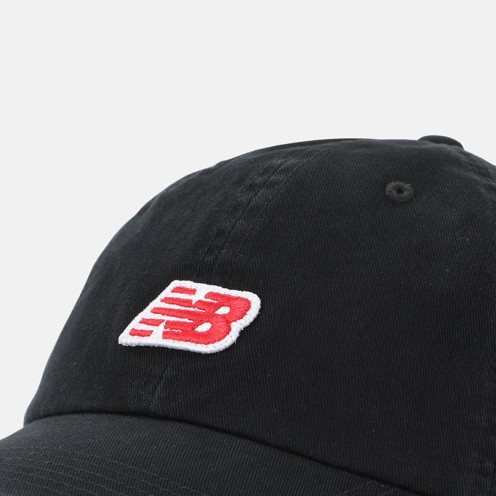 New Balance 6 PANEL NB PATCH LOGO HAT LAH51013BK