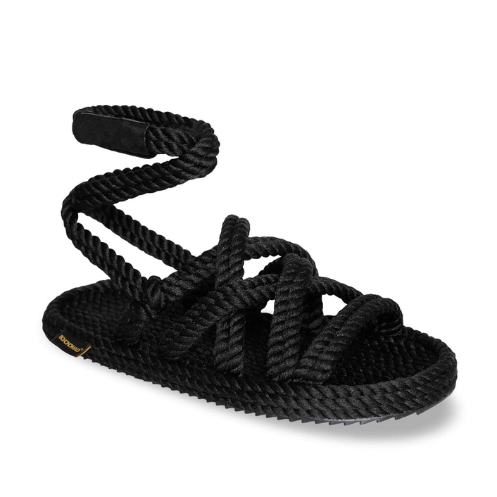 Bohonomad Roma Rope Sandal - Black