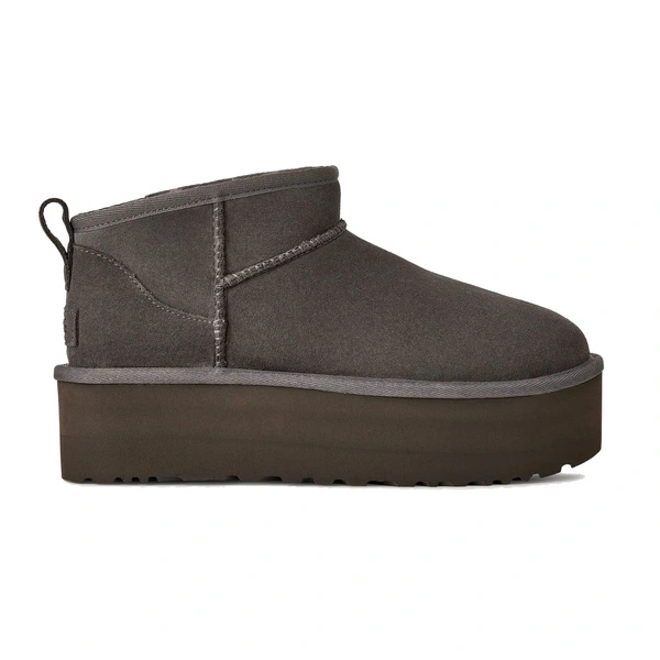 UGG W Classic Ultra Mini Platform Charcoal 1135092-SAN
