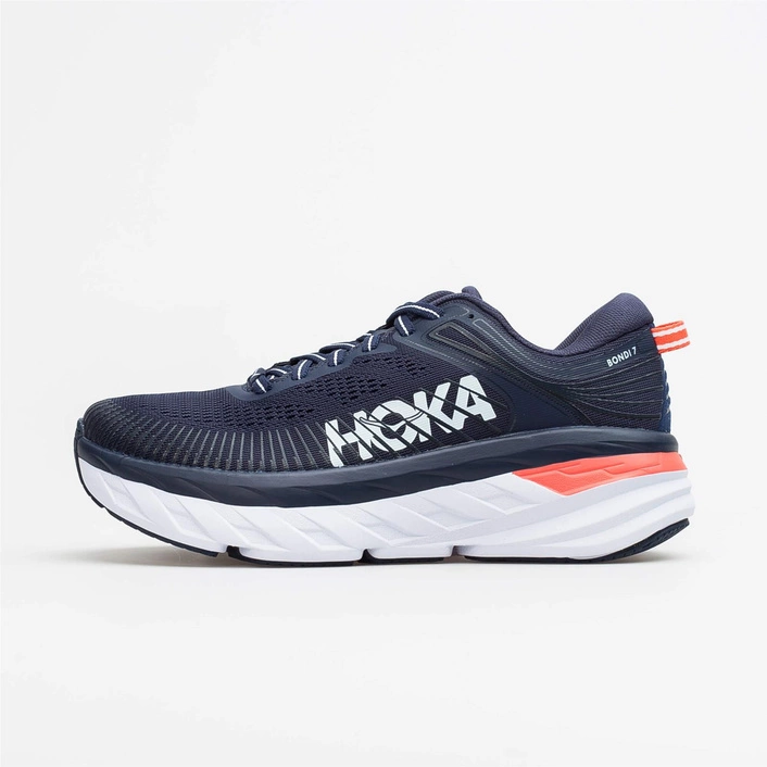Hoka One One WOMEN'S BONDI 7 BLACK IRIS/BALLAD BLUE