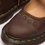 Dr. Martens Mary Jane Shoes Flower Crazy Horse Women's Dark Brown 42391200
