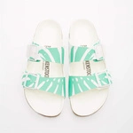 Birkenstock Arizona BFDD Monstera White/ Bold Jade 1019334