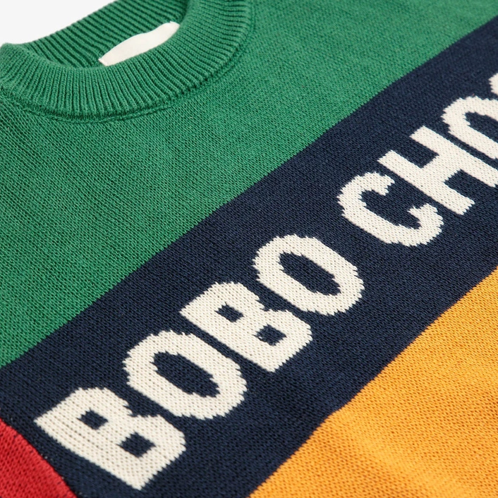 BOBO CHOSES Color block jumper MULTICOLOR