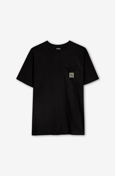 Kaotiko Poodle Balloon Black T-Shirt AP028-03-G002
