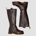 Dr. Martens knee-high biker boots Anistone Knee High Crazy Horse dark brown 41871200