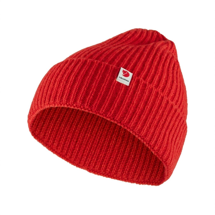 Fjallraven LOGO TAB HAT TRUE RED
