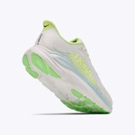 HOKA Clifton 11 Women's Running Shoes Frost/Neon Yuzu