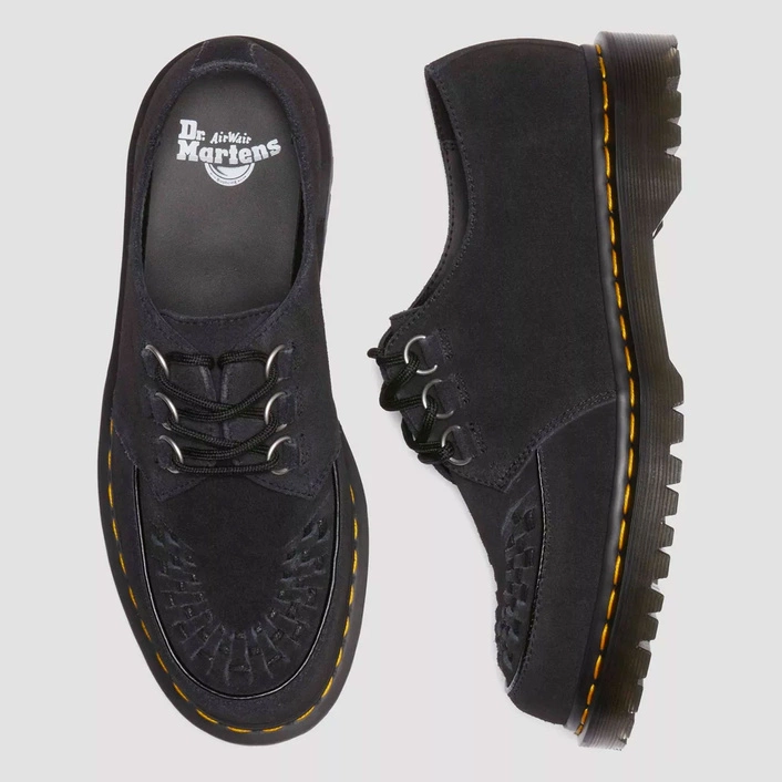 Dr. Martens Creepers Ramsey in Woven Suede Black 40572001