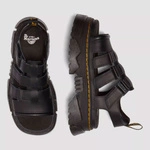 Dr. Martens Platform Sandals Mattison 3 Strap Women's Black 40891001
