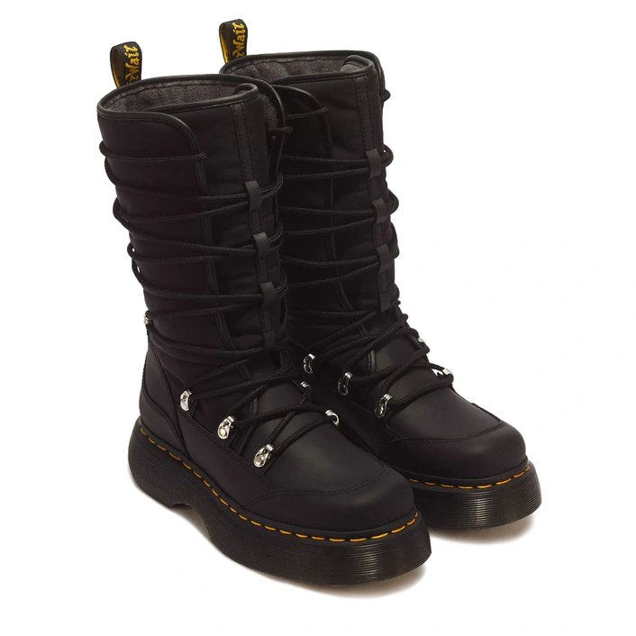 Dr. Martens Buzz Puffer Hi Snowplow Leather & Soft Poly Boots 43647001