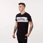 Alpha Industries ALPHA INLAY T-SHIRT BLACK