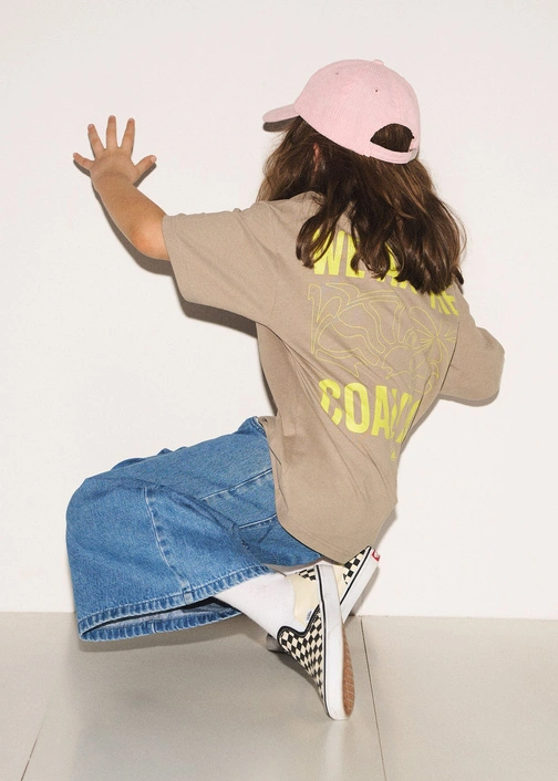 Coalition CLTN K NEON Kids' T-shirt – beige