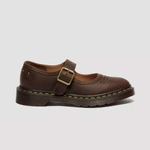 Dr. Martens Mary Jane Shoes Flower Crazy Horse Women's Dark Brown 42391200