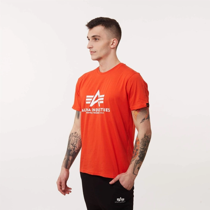 Alpha Industries BASIC T-SHIRT ATOMIC RED