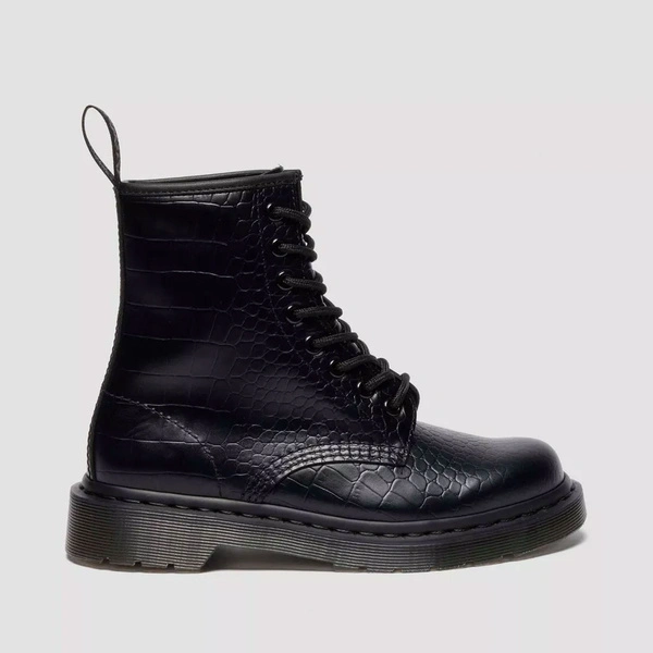 Dr. Martens women's boots 1460 Croco black 42679001