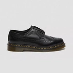 Dr. Martens Brogue Shoes 3989 Yellow Stitch Smooth Men's Black 22210001