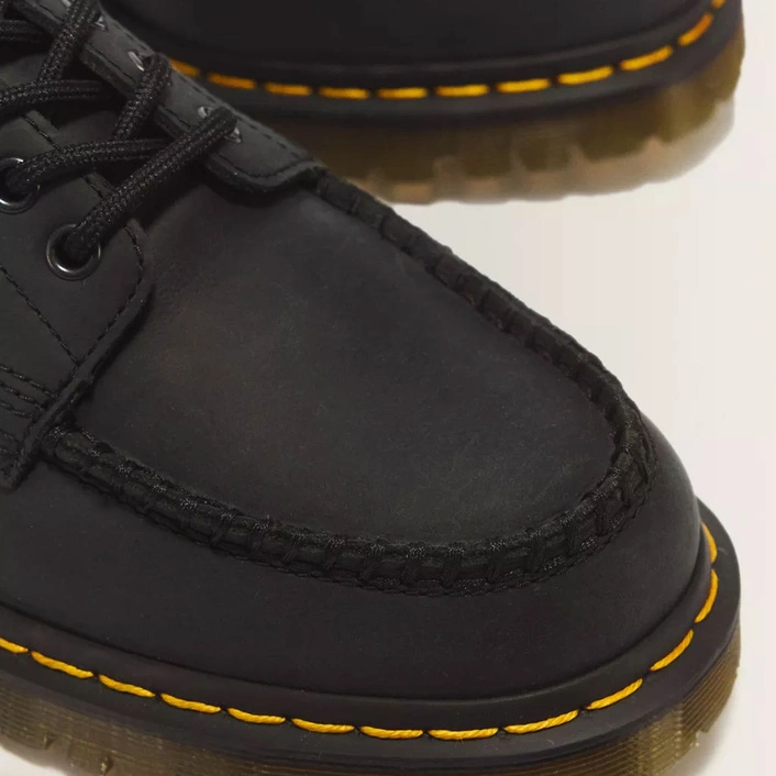 Dr. Martens Shoes Lowell 4 Eye Crazy Horse Black 43679001