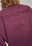 Coalition CLTN WASHCREW Men's sweatshirt – plum