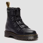 Dr. Martens women's boots 1460 Bex Milled Nappa lace-to-toe black 41750001