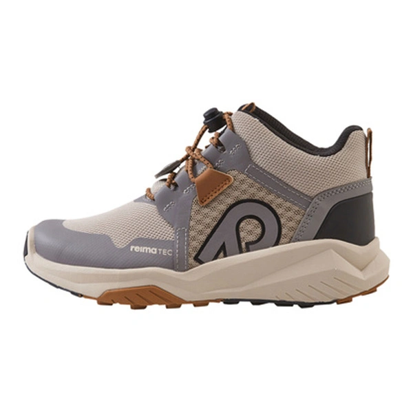 Reima kids' waterproof high-top sneakers Kiritin beige 5400134B