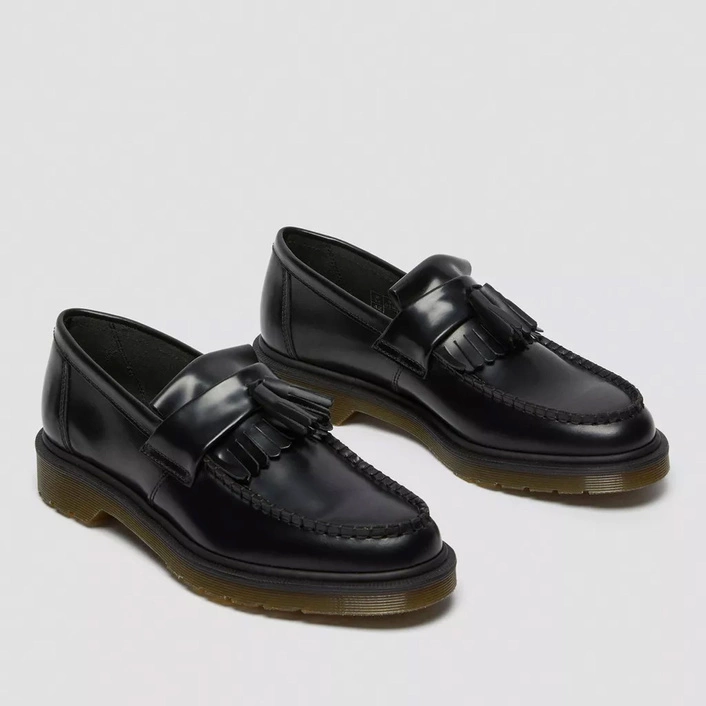 Dr. Martens Tassel Loafers Adrian Polished Smooth Black 14573001