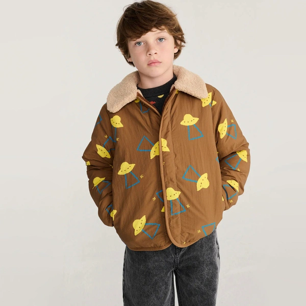 BOBO CHOSES Pixel Abduction all over reversible jacket