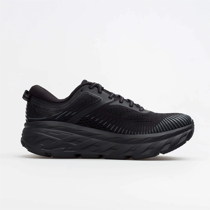 HOKA Bondi 7 Men's Running Shoes Black / Black