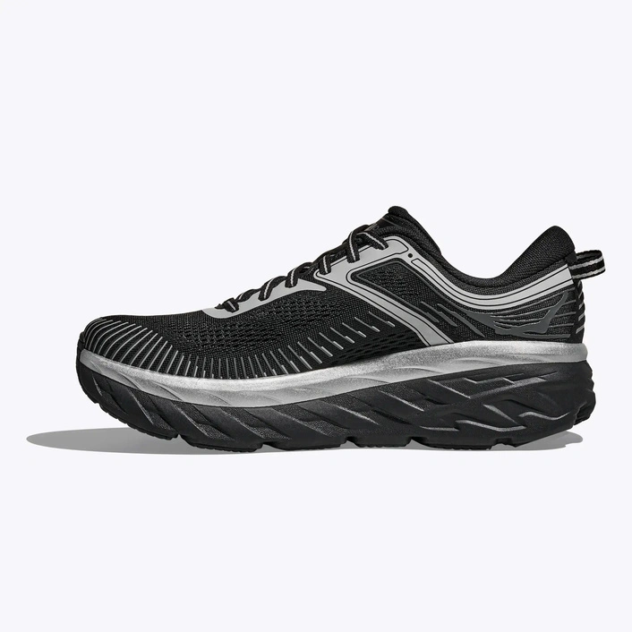 HOKA Bondi 7 Men's Running Shoes Black / Stardust