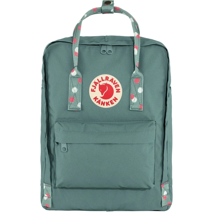 Fjallraven Plecak Kanken F23510-664-916 Frost Green-Confetti Pattern