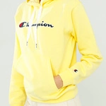 Champion WMNS ORGANIC COTTON BLEND SCRIPT LOGO HOODIE YELLOW