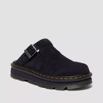 Dr. Martens Platform Mules Zebzag Slingback Suede Black 31657001