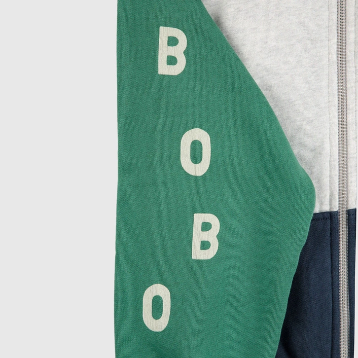 BOBO CHOSES Bobo Choses color block zipped sweatshirt MULTICOLOR