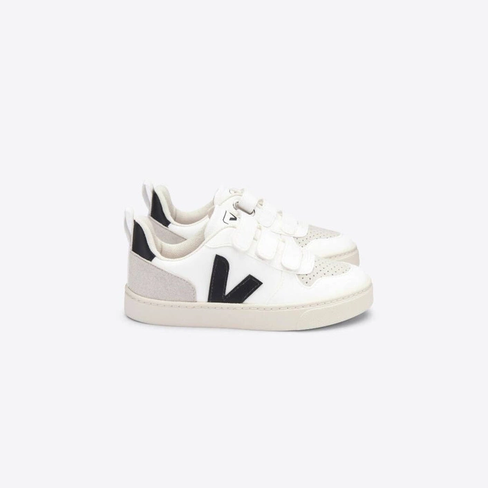 Veja Kids V-10 CWL WHITE BLACK