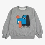 BOBO CHOSES Doggy Mate sweatshirt Grey