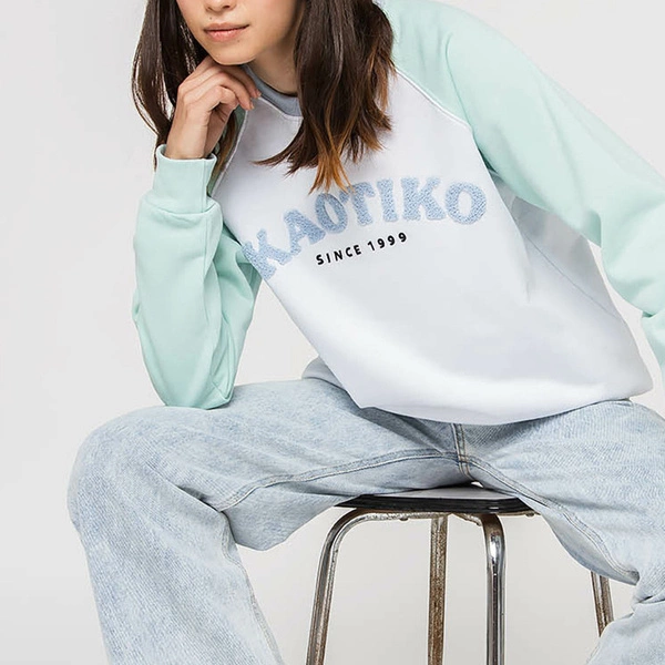 Kaotiko CREW AROA SWEATSHIRT GREEN