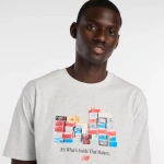 New Balance Men's Grey T-shirt MT61H0DXAHH