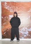 Coalition CLTN HOOD Men's hoodie – black