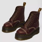Dr. Martens women's platform boots Sinclair Flower Grizzly dark brown 42818200