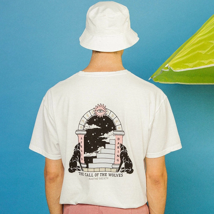 KAOTIKO T-Shirt Wolves Gate AK006-01-G002