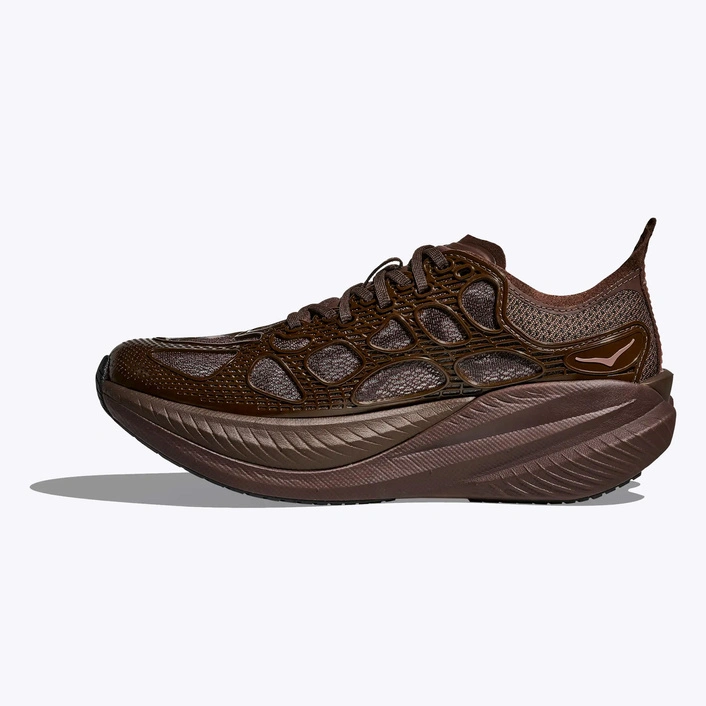 HOKA Mach X Caged Unisex Sneakers Walnut / Soaring Blue