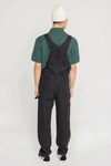 Kaotiko Washed Black Denim Dungarees