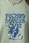 Kaotiko Techno Lovers Club Fresh Green Sweatshirt AP022-01-M002