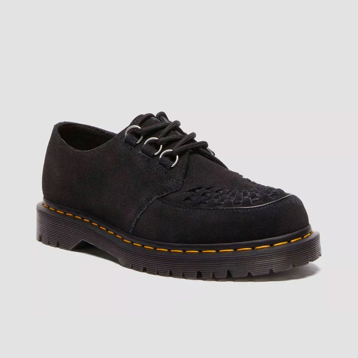 Dr. Martens Creepers Ramsey in Woven Suede Black 40572001