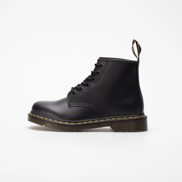 Dr.Martens 101 Yellow Stitch Smooth Leather Ankle Boots 26230001