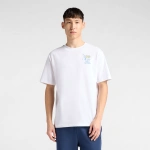 New Balance White T-shirt Fish and Chips MT61I5BMWT