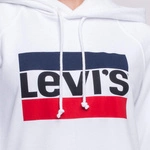 Levi's WMNS Graphic SPORT HOODIE Marshmallow