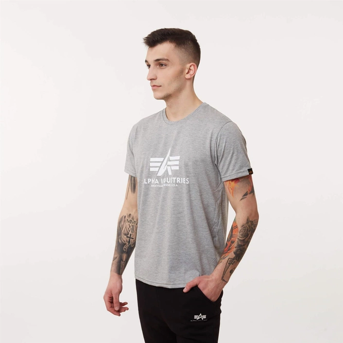 Alpha Industries BASICS T-SHIRT GREY HEATHER