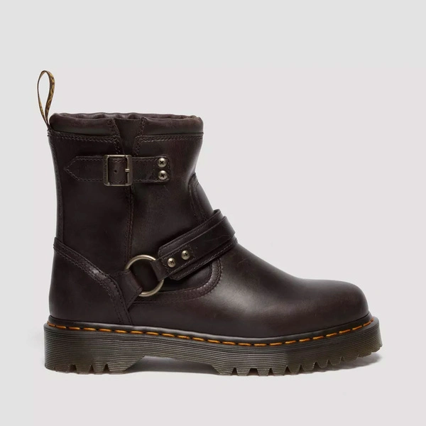 Dr. Martens biker boots Anistone Harness Crazy Horse dark brown 41870200