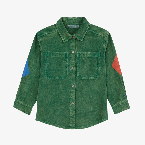 BOBO CHOSES WOVEN LONG SLEEVE GREEN