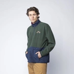 Levi's QUARTER ZIP POLAR FLEECE Python Green